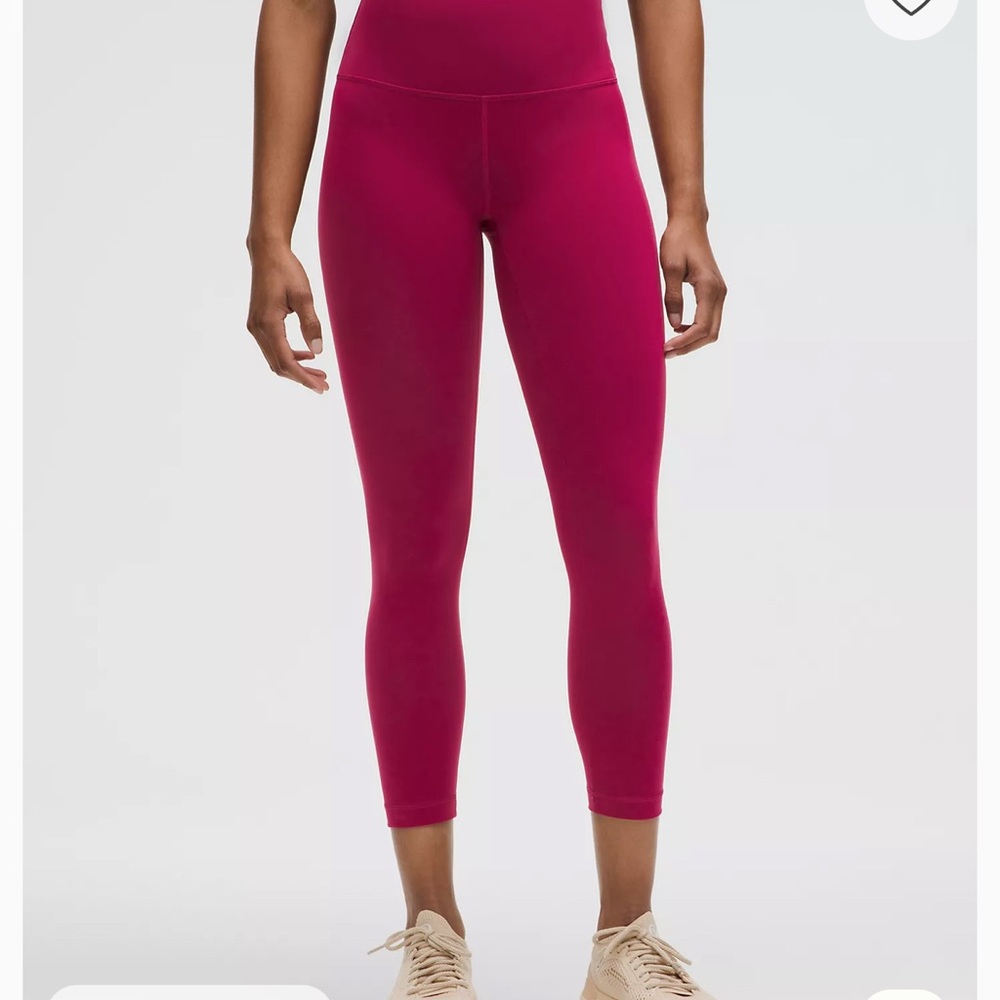 Lululemon Athletica Magenta Leggings